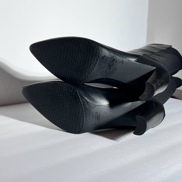 Stuart Weitzman Black Over the Knee 50/50 High Heel Boot Sz 8 - Picture 3 of 15